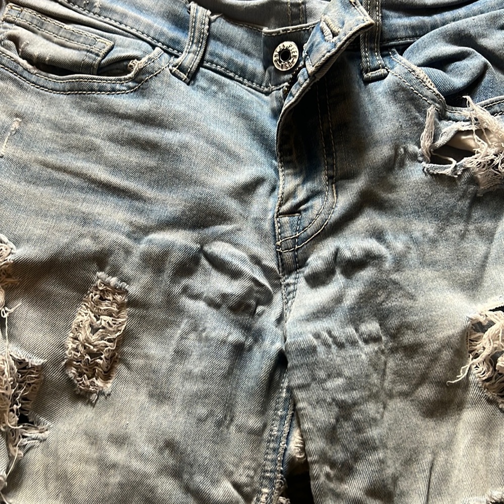 Shay’s Style Denim Cut Up And Out Custom Made Jeans❤️😍💙🤍